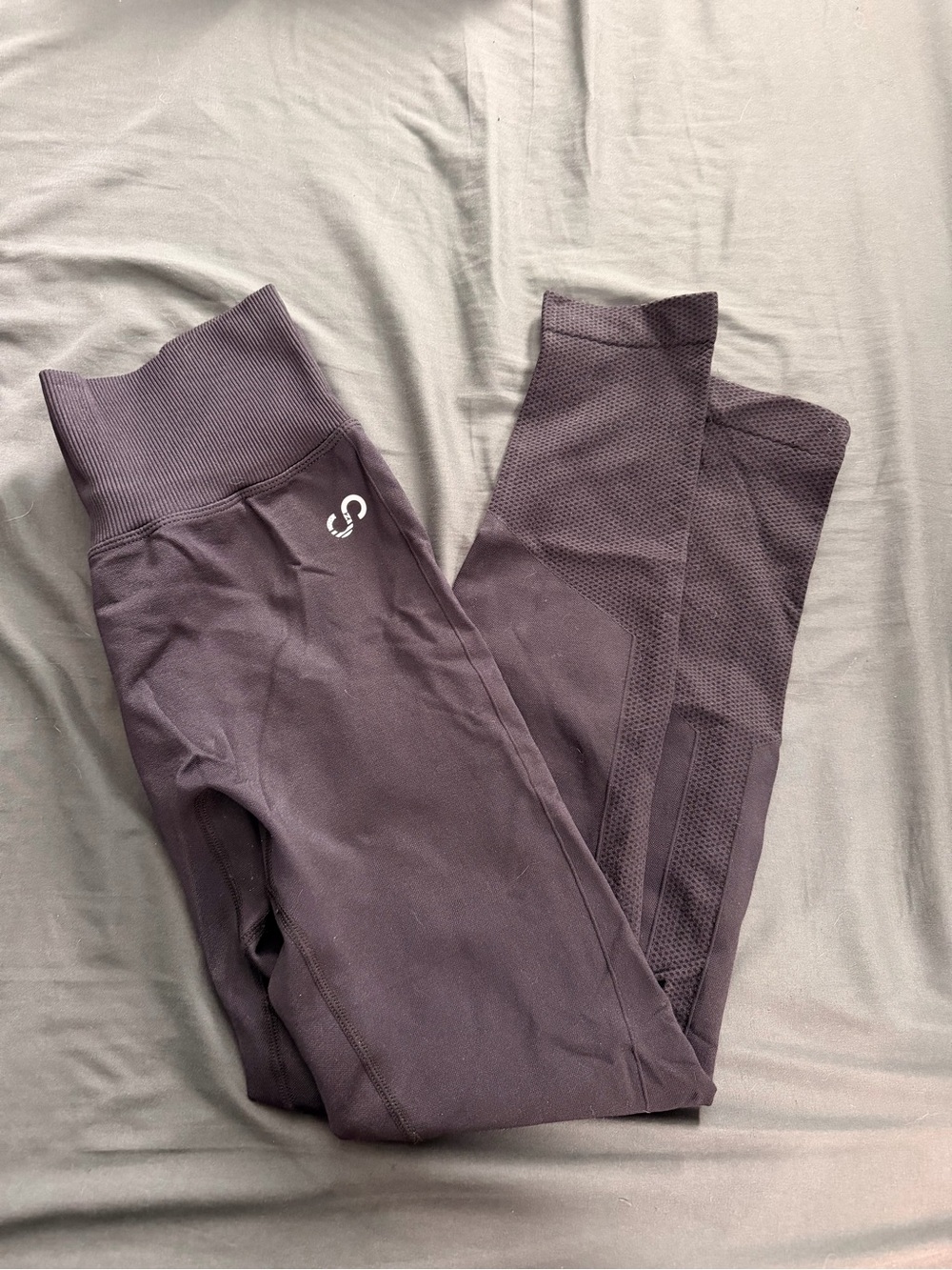Seamless High-Waist Purple Leggings
